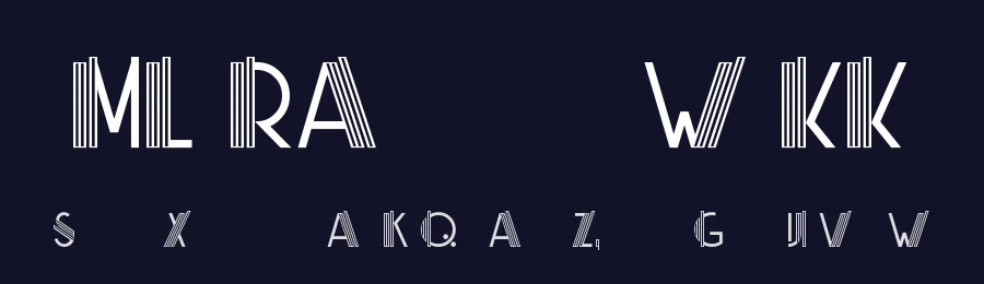 ML Rainbow KK by koeiekat — Decorative Font — thumbnail 2