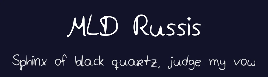 MLD Russis by Mld — Script Handwritten Font — thumbnail 2