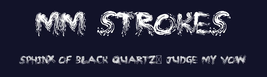 MM Strokes by Marcus Melton — Script Handwritten Font — thumbnail 2