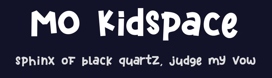 MO Kidspace by Monoco Type Foundry — Decorative Font — thumbnail 2