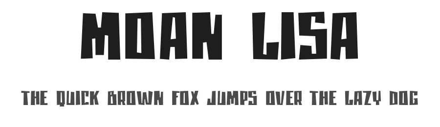 Moan Lisa by JOEBOB graphics — Decorative Font