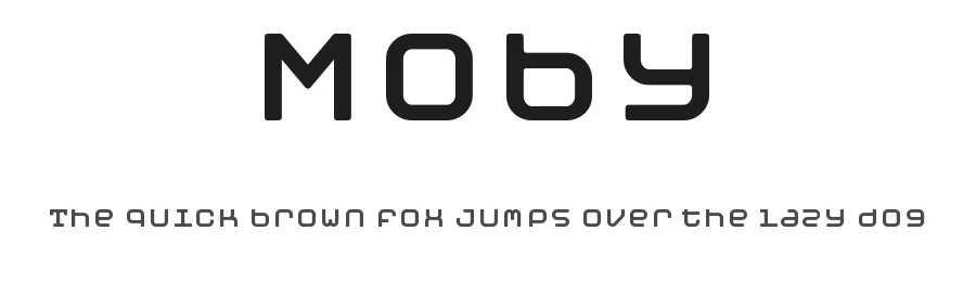 Moby by FloodFonts — Display Font