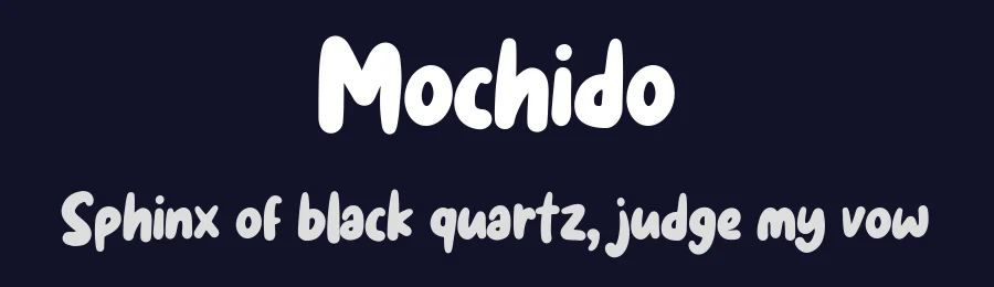 Mochido by Weape Studio — Decorative Font — thumbnail 2