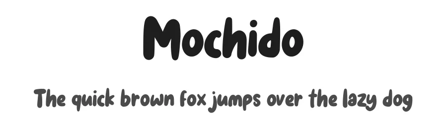 Mochido by Weape Studio β Decorative Font