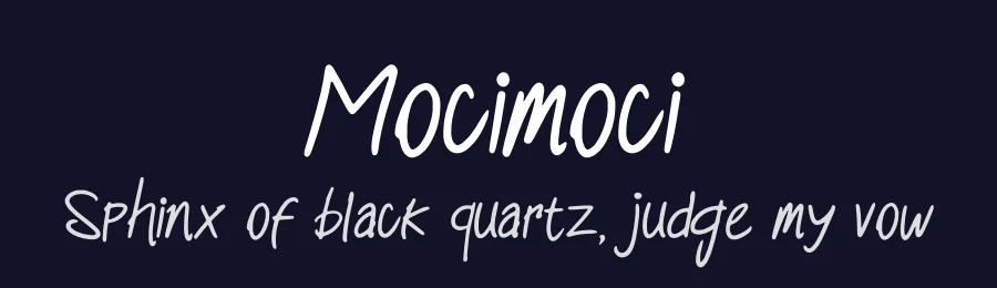 Mocimoci by DLetters.Std — Script Handwritten Font — thumbnail 2