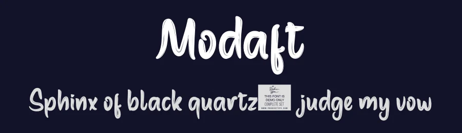 Modaft by productype.com — Script Handwritten Font — thumbnail 2