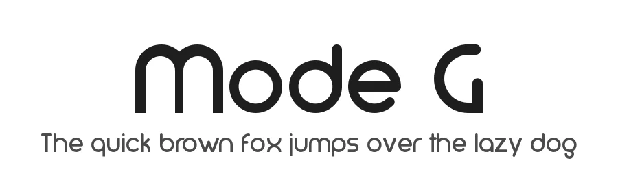 Mode G by GUD - Ohmyfont β Sans Serif Font