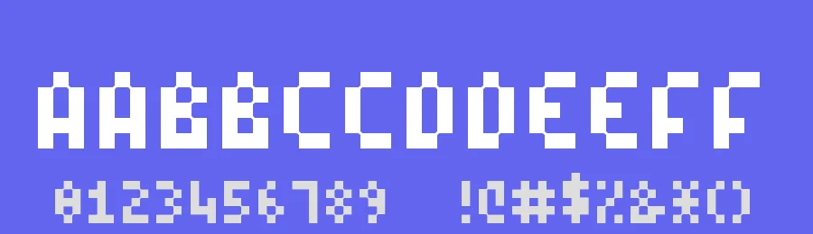 Mode X by Pixel Sagas — Display Font — thumbnail 3