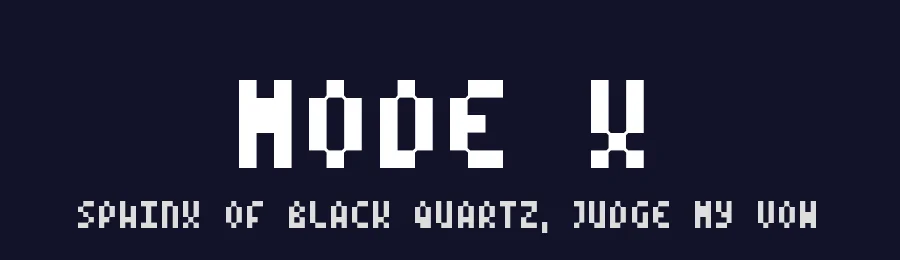 Mode X by Pixel Sagas — Display Font — thumbnail 2