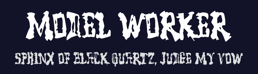 Model Worker by Typodermic Fonts — Decorative Font — thumbnail 2