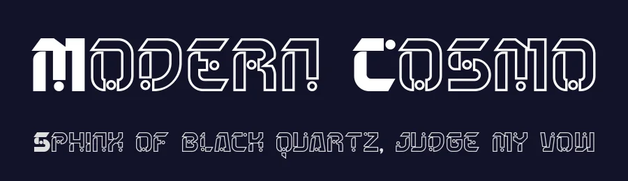 Modern Cosmo by PutraCetol Studio — Display Font — thumbnail 2
