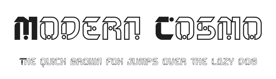 Modern Cosmo by PutraCetol Studio — Display Font