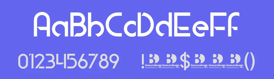 Modern Deco by Ben Branum — Decorative Font — thumbnail 3