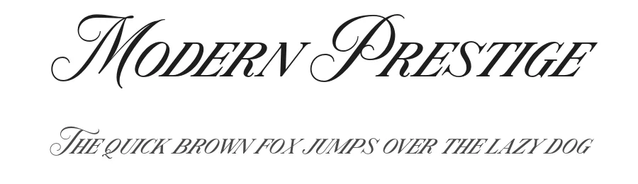 Modern Prestige