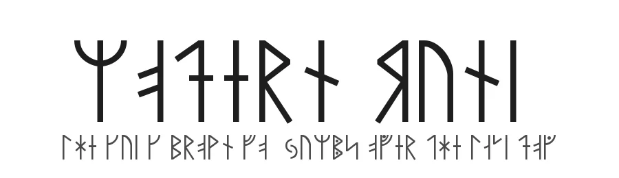 Modern Runic by Gröt Havregrynsson — Dingbats Font