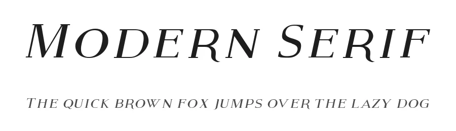 Modern Serif by Galdino Otten Fonts — Serif Font