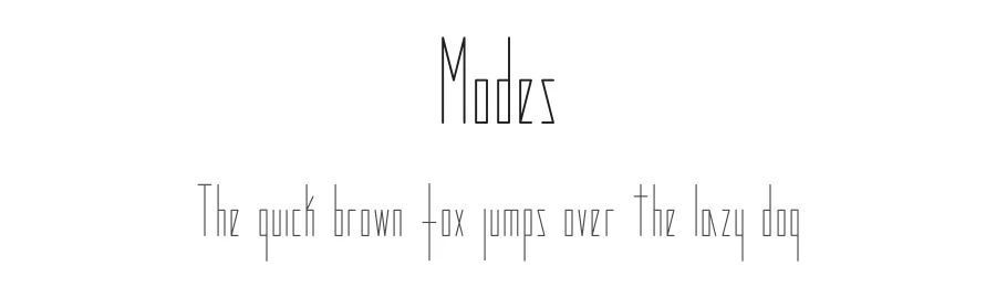 Modes