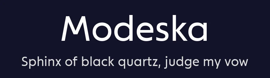 Modeska by Eko Bimantara — Sans Serif Font — thumbnail 2