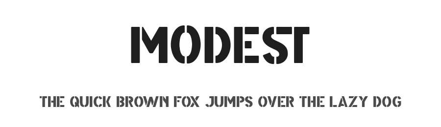 Modest