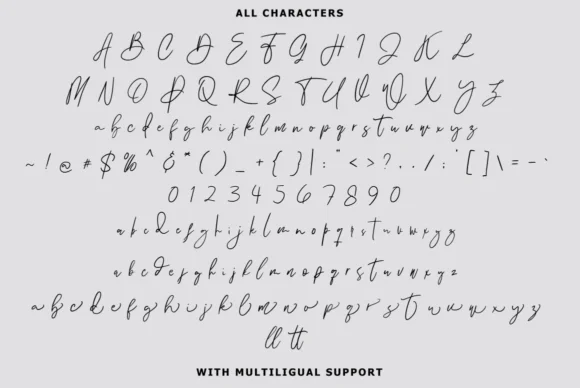 Modwilles Font by Tebaltipis.std — Script Handwritten Font — thumbnail 9