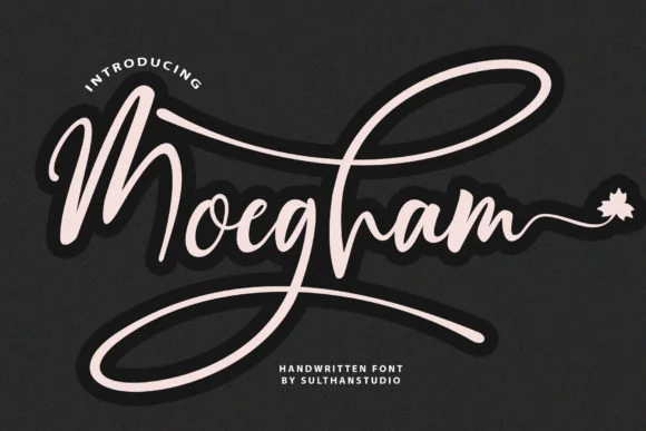 Moegham Font by Sulthan Studio — Script Handwritten Font