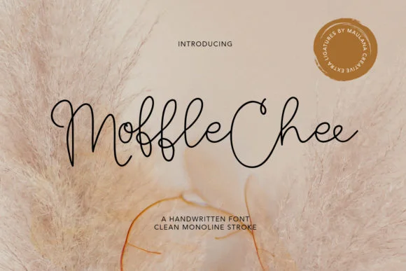 Moffle Chee Handwritten Font by Maulana Creative — Script Handwritten Font