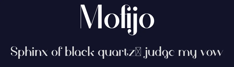 Mofijo by Amru ID — Sans Serif Font — thumbnail 2