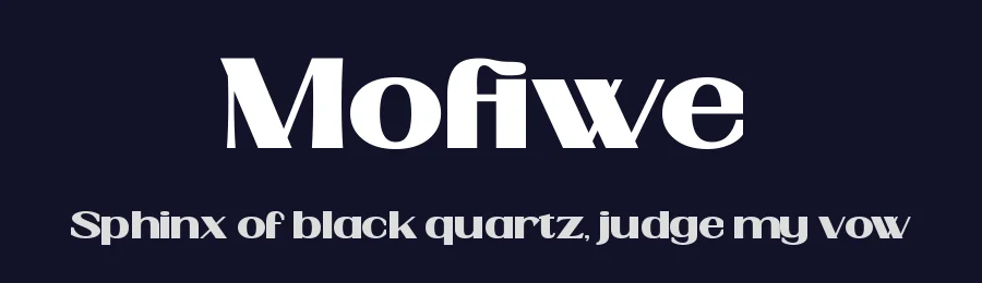 Mofiwe by Timelesstype Studio — Sans Serif Font — thumbnail 2