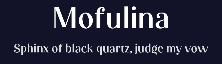 Mofulina by Glyphstyle — Sans Serif Font — thumbnail 2