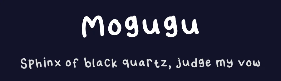 Mogugu by kukika — Script Handwritten Font — thumbnail 2