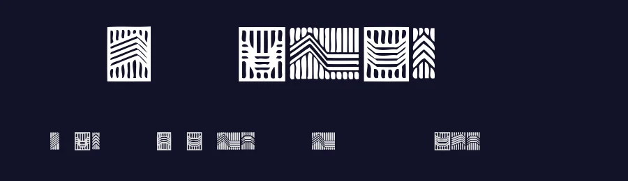 Mokhabiso by Vladimir Nikolic — Dingbats Font — thumbnail 2