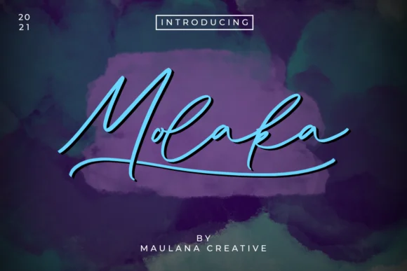 Molaka Font by Maulana Creative — Script Handwritten Font