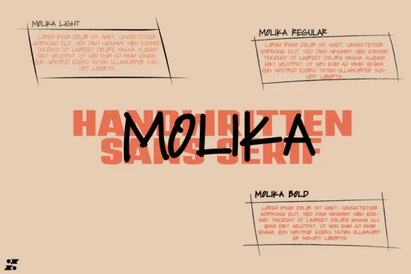 Molika Font by Zelow Diary — Script Handwritten Font