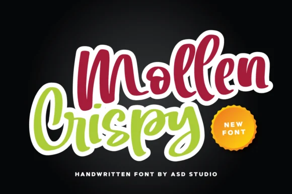 Mollen Crispy Font by Asd Studio — Script Handwritten Font