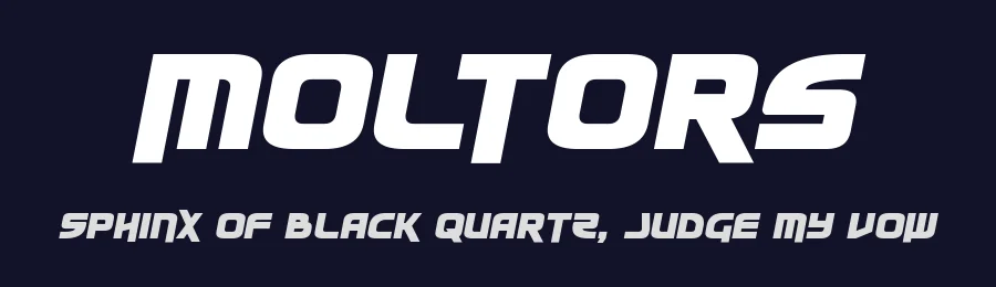 Moltors by Iconian Fonts — Display Font — thumbnail 2