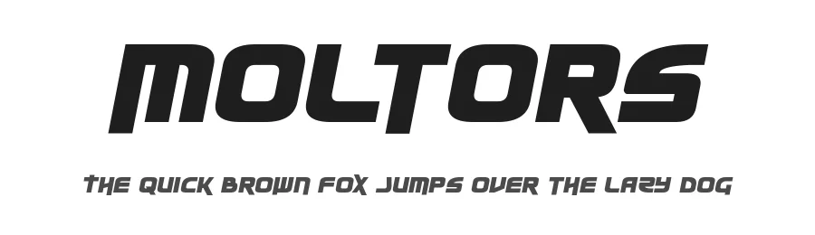 Moltors by Iconian Fonts — Display Font
