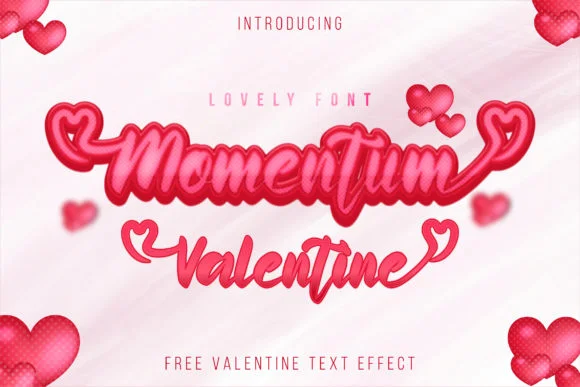 Momentum Valentine Font by WNGSTD — Script Handwritten Font