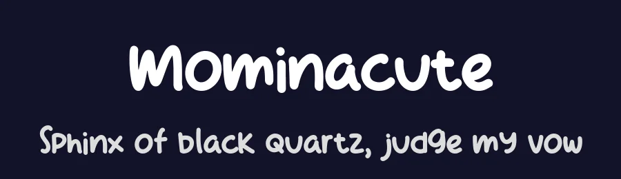 Mominacute by Ibra Creative Studio — Script Handwritten Font — thumbnail 2