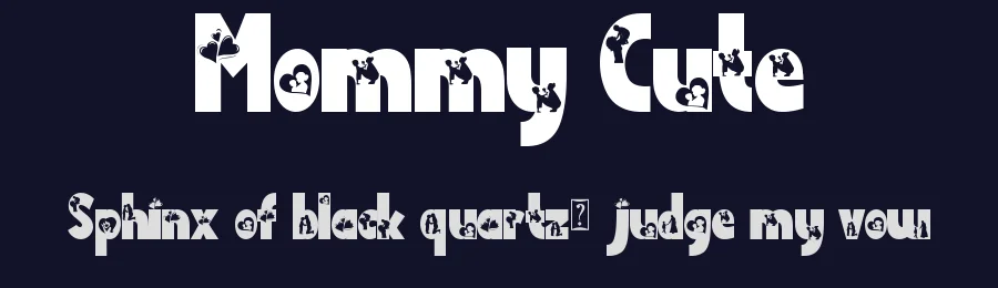 Mommy Cute by Yoga Letter — Decorative Font — thumbnail 2