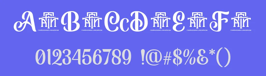 Monabelia by Arterfak Project — Decorative Font — thumbnail 3