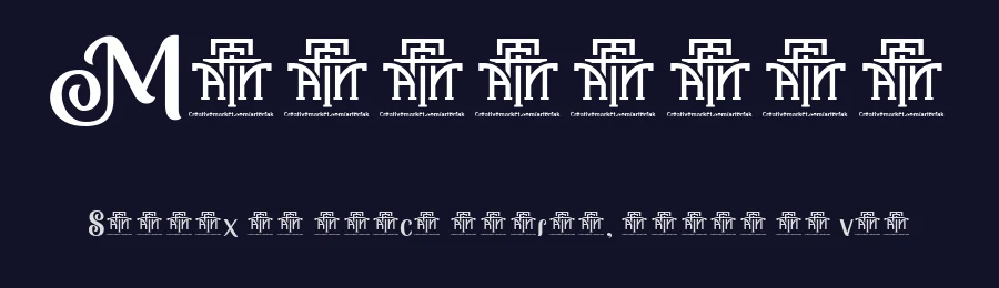 Monabelia by Arterfak Project — Decorative Font — thumbnail 2