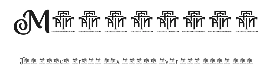 Monabelia by Arterfak Project — Decorative Font