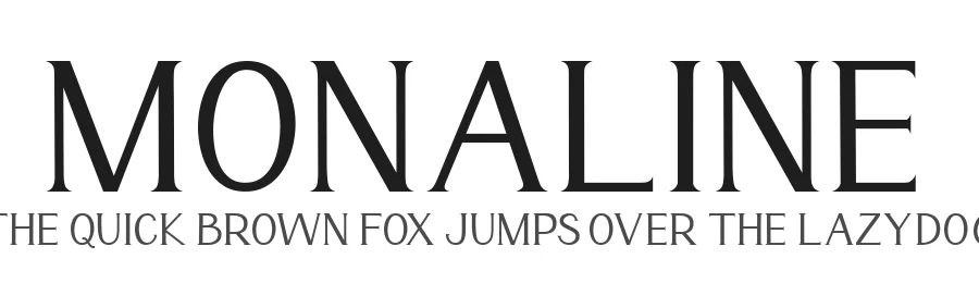Monaline by AEN Creative Studio — Serif Font