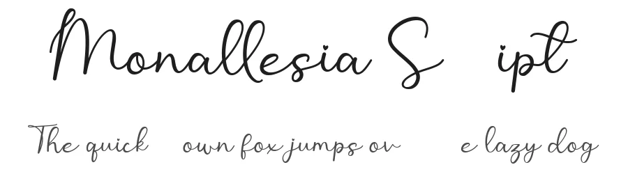 Monallesia Script