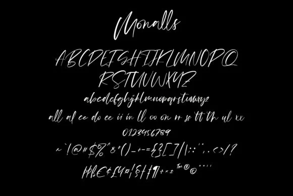 Monalls Font by Maulana Creative — Script Handwritten Font — thumbnail 7