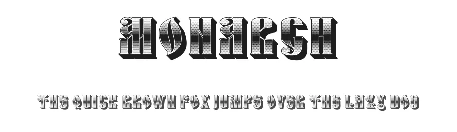 Monarch by Vladimir Nikolic — Decorative Font