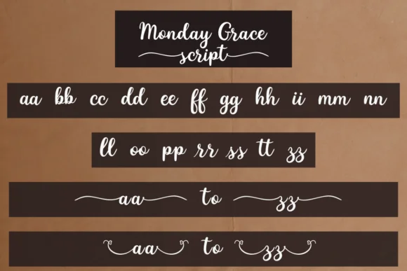 Monday Grace Font by Deedeetype — Script Handwritten Font — thumbnail 7