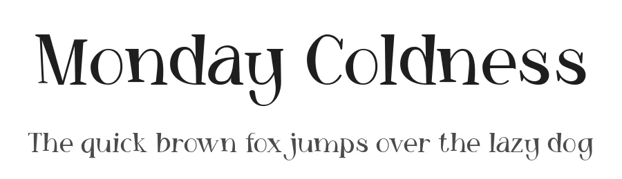 Monday Coldness