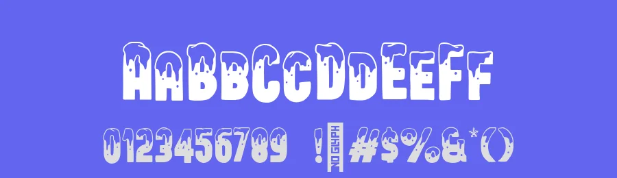 Monday Coldness Snow by Alit Design — Decorative Font — thumbnail 3
