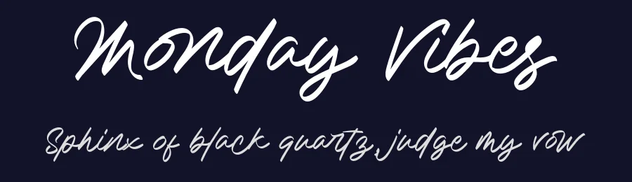 Monday Vibes by Alpaprana Studio — Script Handwritten Font — thumbnail 2